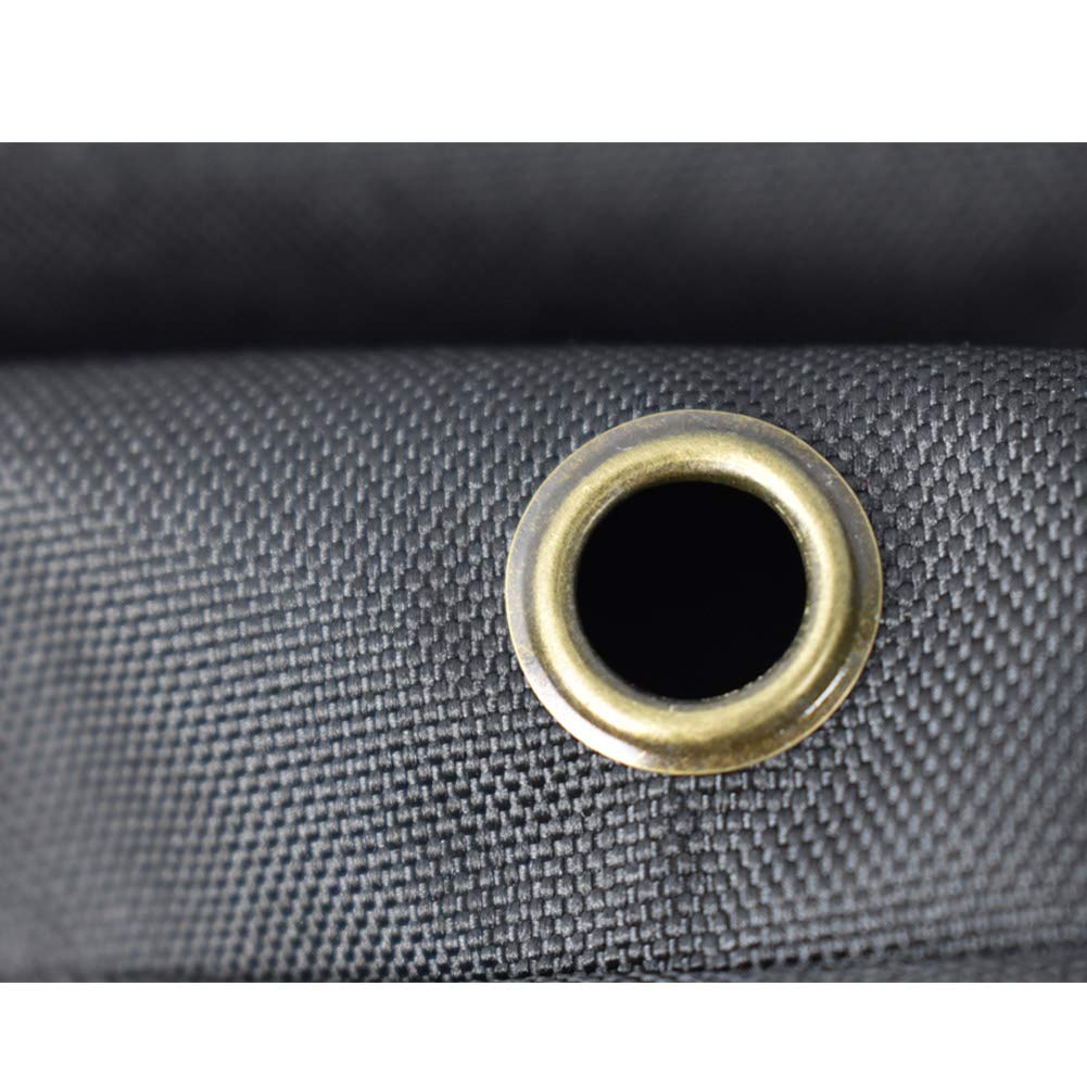 Mini Lustrous Weight Bench Cover, Adjustable Exercise Workout Bench Cover, Waterproof 600D Oxford Fabric for Indoor and Outdoor Use, 50" L x 23" W x 17" H(Black)
