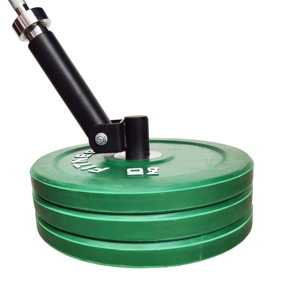 Yuhqc Deluxe T-Bar Row Platform, Barbell T-Bar Row Plate Post Insert Landmine Full 360° Swivel, Fits 2 Inch Olympic Bars,Single Landmine Handle