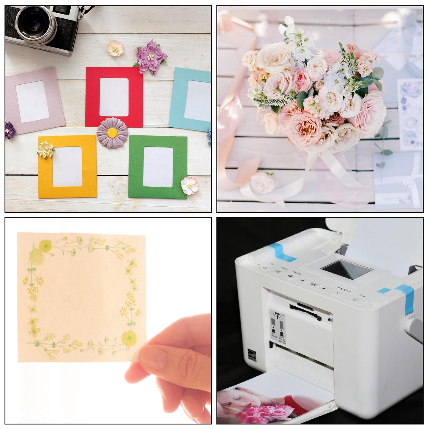 PATIKIL 150 Sheets Vellum Paper 5x7, Translucent, 100GSM for Invitations, Laser Inkjet Printing, Arts & Crafts