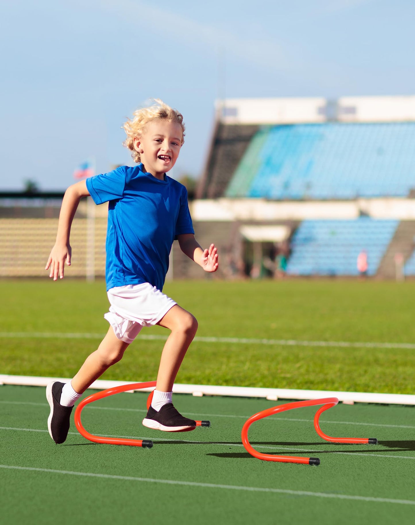 Lineslife 20 Pack 6" Agility Hurdles - Speed & Plyometric Training Hurdles for Kids, Athletes, Soccer, Football, Basketball, Baseball, Indoor Outdoor Sports