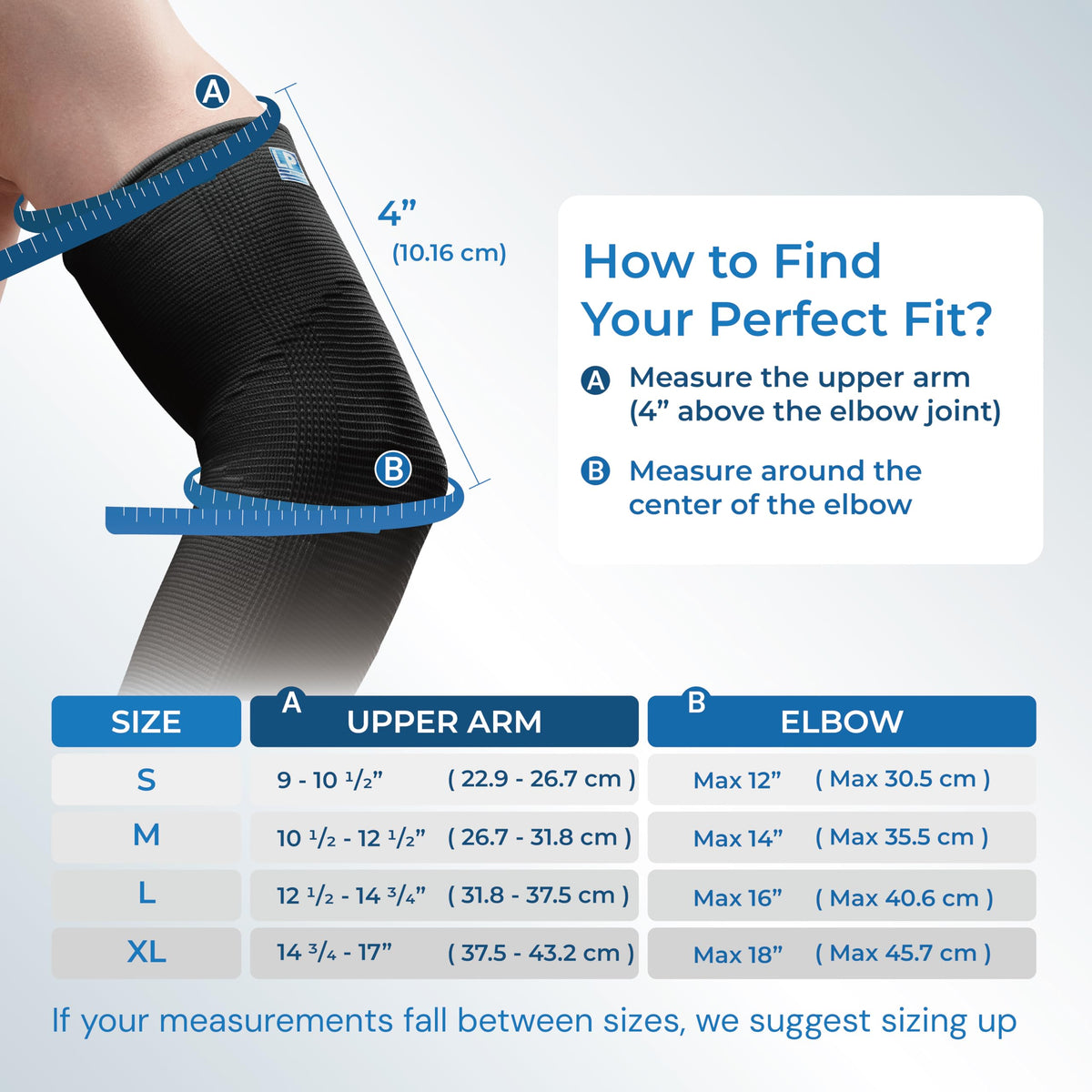 LP SUPPORT 668 Compression Elbow Sleeve - Arm Sleeve for Workouts, Sports & Weightlifting - for Golf and Tennis Elbow Brace for Men & Women (White, XL, 1pcs)