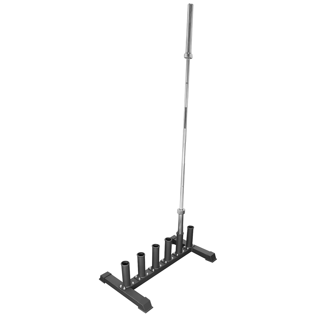 Luwint Freestanding Barbell Holder, Floor Stand Vertical 6 Bar Storage Rack for 2'' Olympic Bars