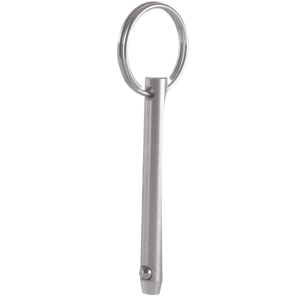 4 Pack Quick Release Pins, Diameter 5/16"(8mm), Usable Length: 2-1/4"(57mm), Full 316 Stainless Steel, Bimini Top Pin, Marine Hardware, All Parts are Made of 316 Stainless Steel