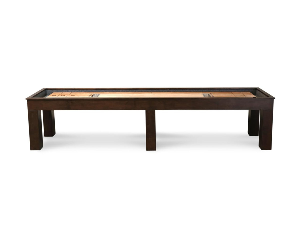 Doc & Holliday - Paula Parsons Shuffleboard Table (12FT,Antique Coffee)