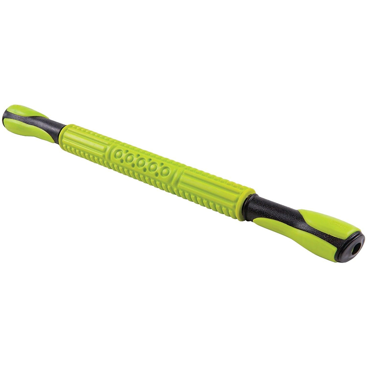 GoFit Stretch Rope with Exercise Manual, Green/Black, 18-Feet