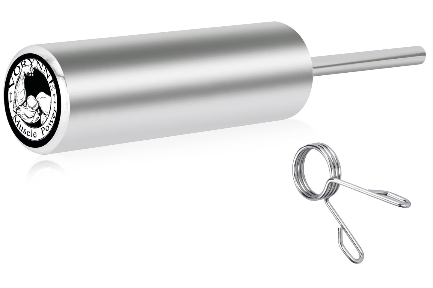 Vorynne Weight Stack Pin Extender for Gym Cable Machine & Home Gym, Ø 10 mm, Allowing Additional Olympic Weight Plates, Made of Durable Steel for Secure and Long-Lasting Use