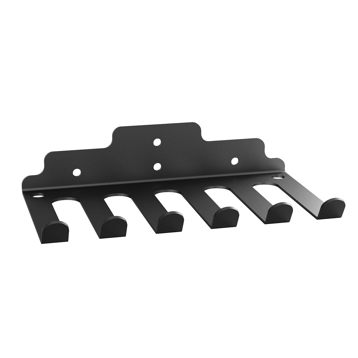 Synergee Wall Mounted Barbell Holder & Gym Accessory Rack Heavy Duty Steel 5 Bracket