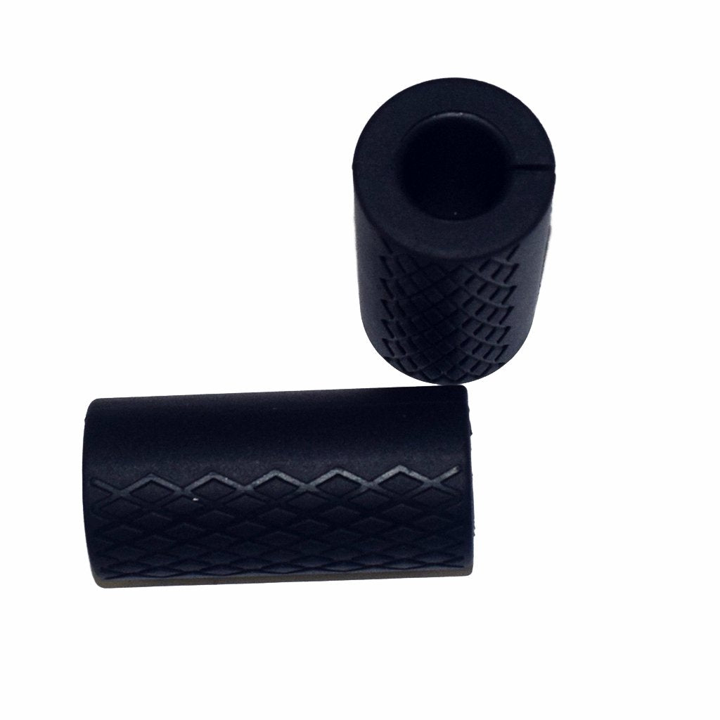 yuhqc Weight Bar Grips Fit Standard Barbell, Dumbell Handles, Thick Bar Training Adapter for Weightlifting & Cable Attachments Fitness Training Rope Grips for Body Arm Forearm Builder Strength (Black)
