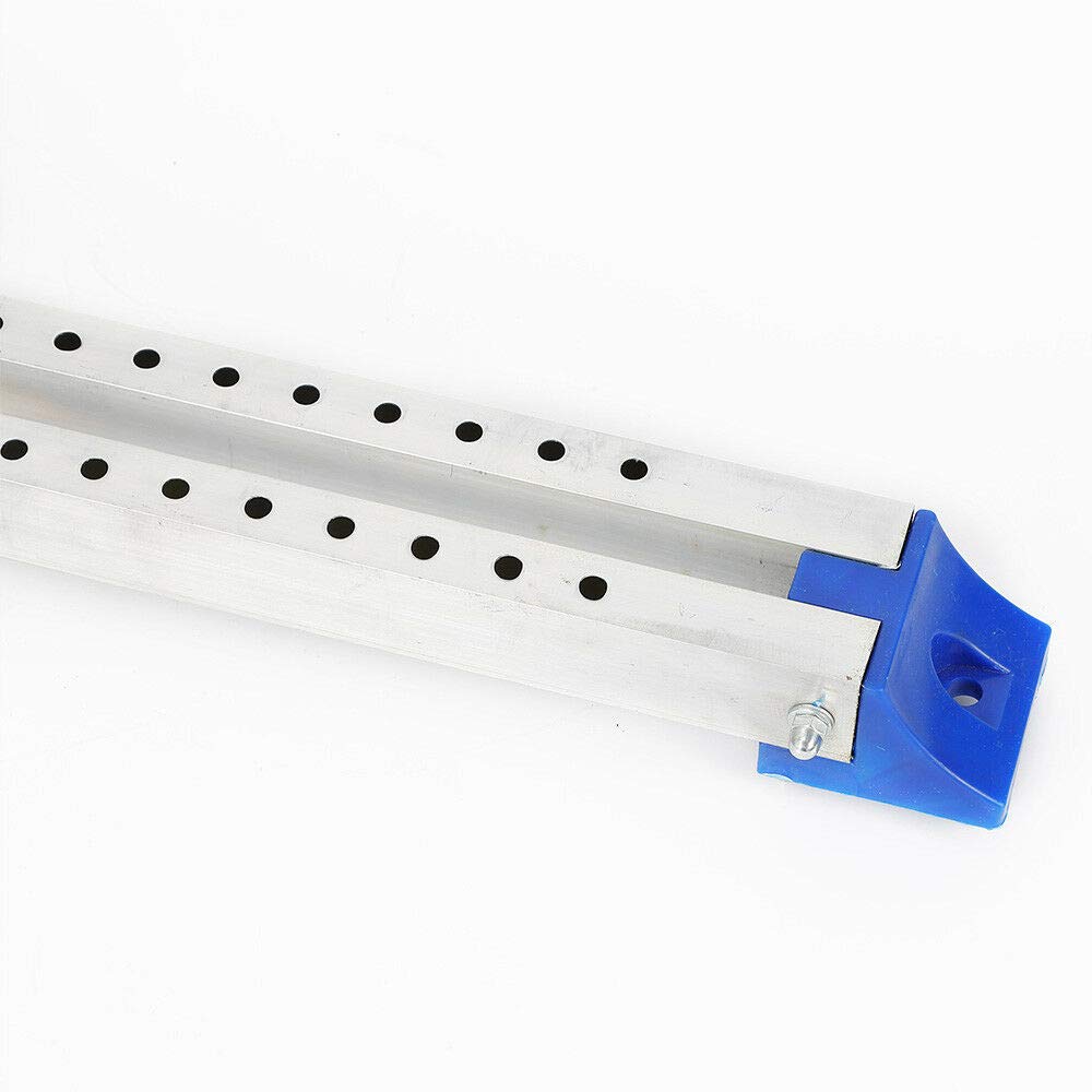 Starting Block,Athletics Scholastic Track Starting Block 6 Adjustable Starting Block Sprinter Pedals 21 Gears Fixed Nails Multi-Function Starting Block for Plastic Runway Cinder Track(Blue)