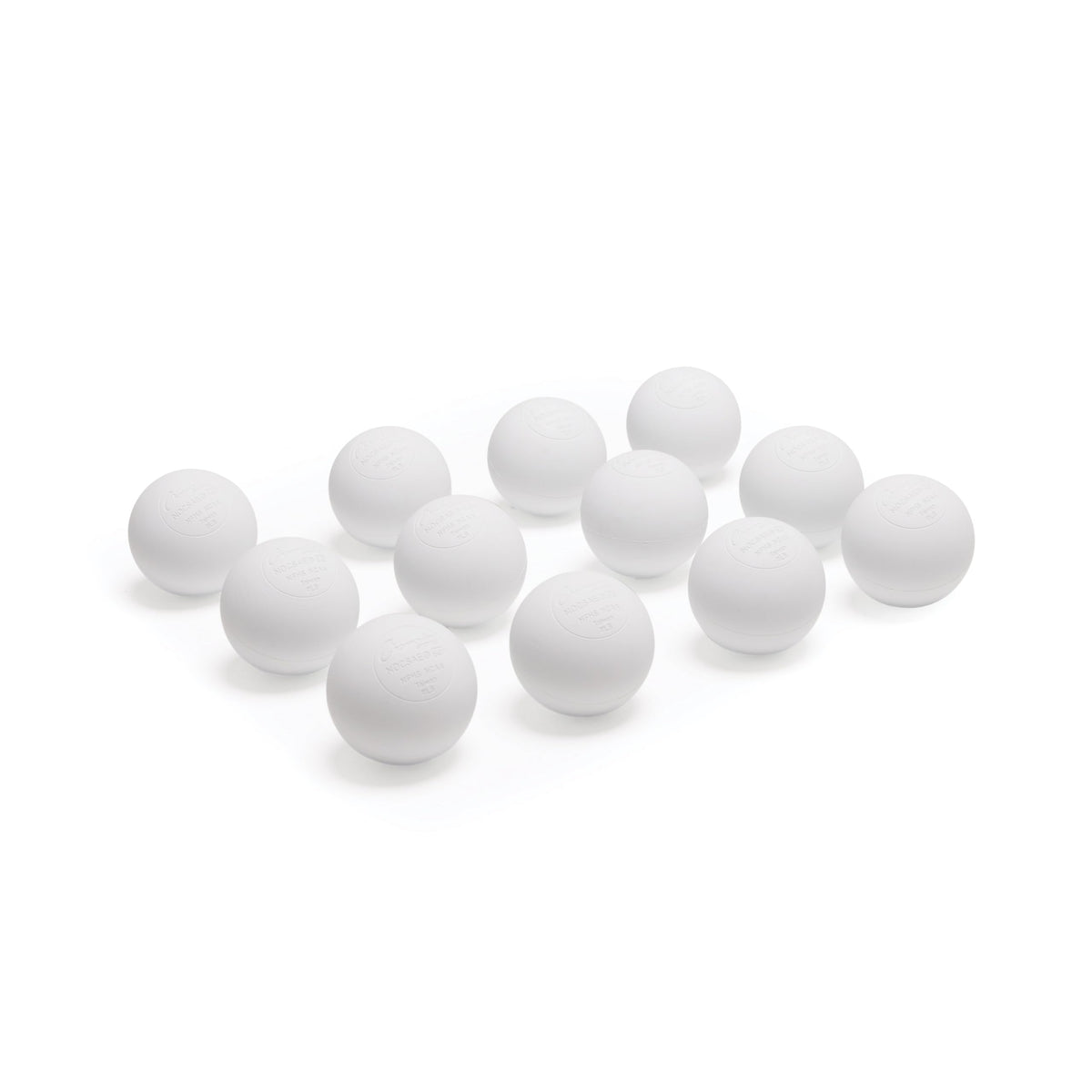 Champion Sports Lacrosse Balls – Official Size Equipment for Professional, College & High School Games, Practices & Recreation, NOCSAE, NCAA, NFHS & SEI Certified, 12-Pack, White