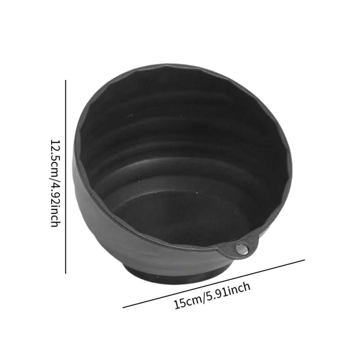 Aosekaa Gym Chalk Bowl Storage Bowl Multi Position Portable Large Gym Chalk Container Chalk Holder for Sports Gymnastics Deadlifting, Black