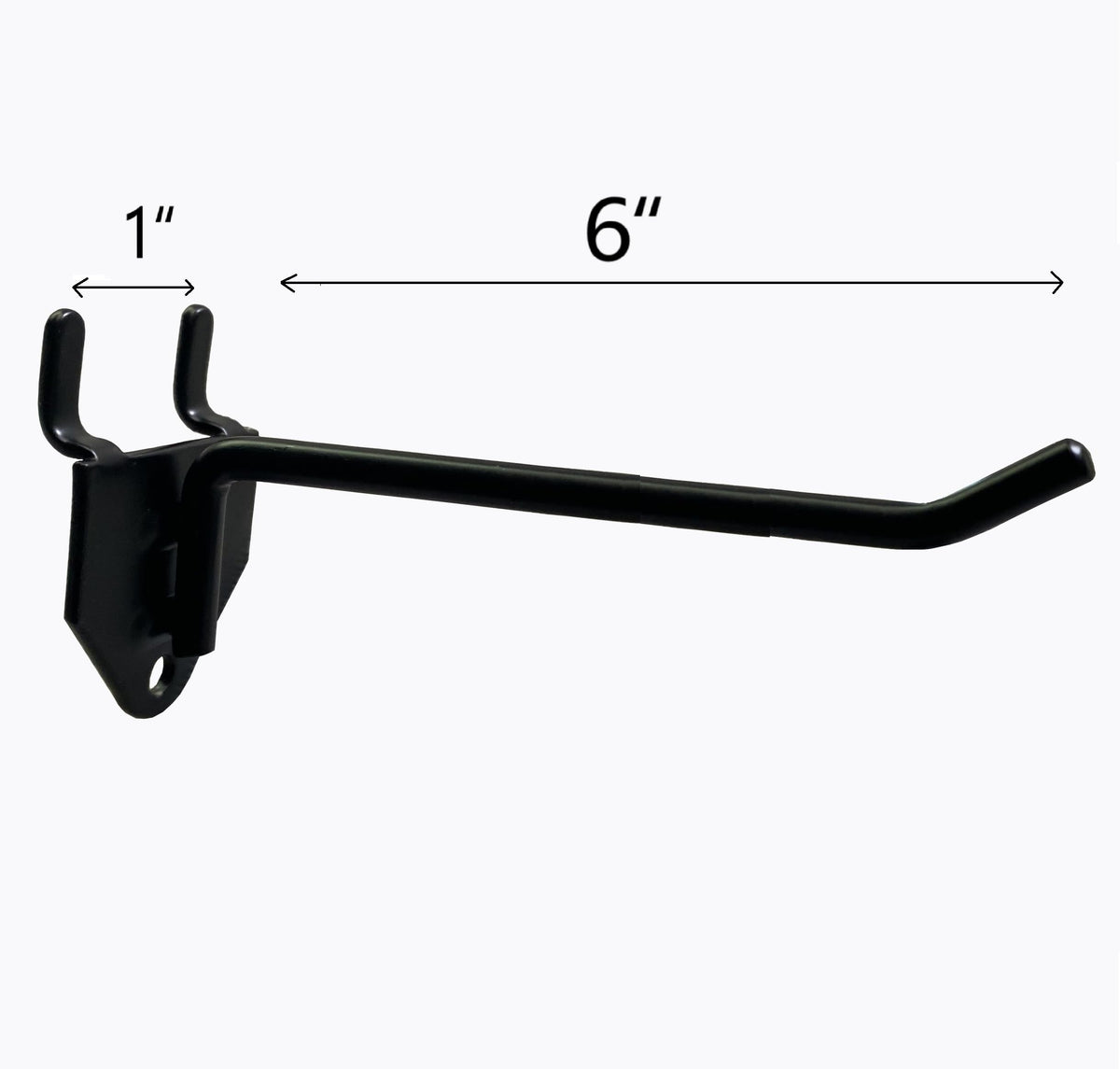 Eastern Tree 30 Packs 6" Metal Pegboard Hooks, Standard Peg Board Hooks is Fit to Standing Pegboard Display and Pegboard Panels