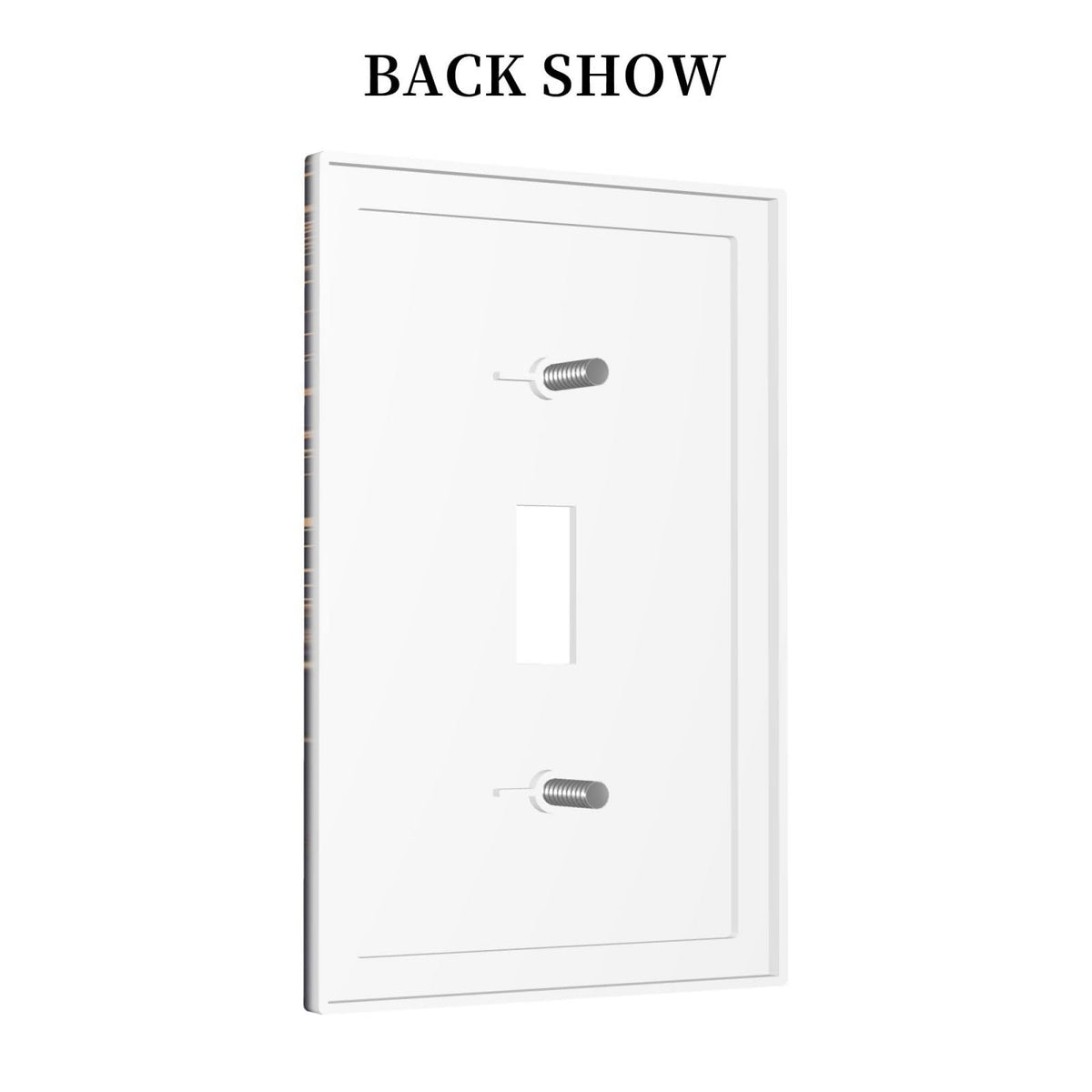 Nadoabtm Decorative Light Switch Cover Plate Gothic Celestial Gold Moon Stars 1 Gang Single Toggle Decorate Switch Plate Cover Wall Plate Electrical Outlet Covers For Home Farmhouse Decor