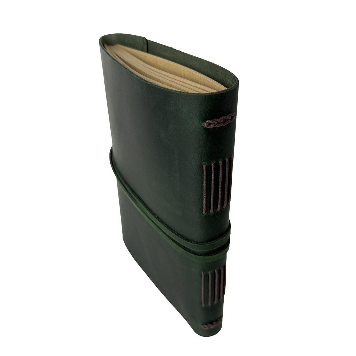 CooLeathor Large Notebook Journal - Genuine Leather Journals for Writing A4 Size Diary 8x10 Inch, Notepad For Women and Man, Gifts,Work,Travel Dark Green
