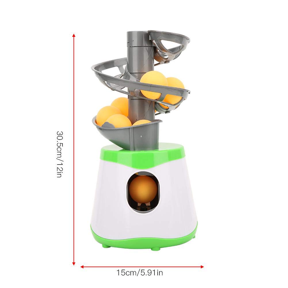 Vbestlife Automatic Machine for Beginners, 10 Balls Table Tennis Trainer Balls Launcher Training Machine Table Tennis Robot for Beginners Training