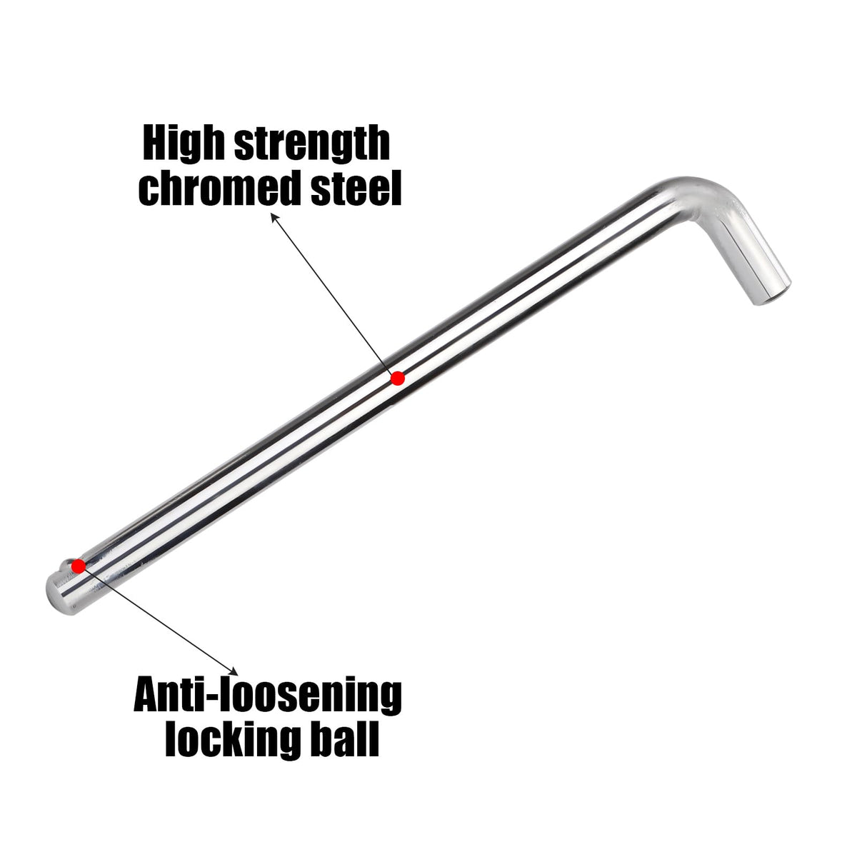 NQEUEPN Weight Stack Pin, 3/8 Inch Diameter 6 Inch Weight Loading Pin L Shaped Pin Tensile Weight Stack Extender Pin Weight Selector Pin Gym Pin Fitness Gym Equipment for Home Gym