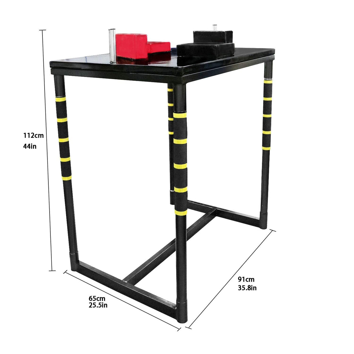 INNOLIFE Standard Arm Wrestling Battle Table, Arm Wrestling Table with Adjustable Pads for Home & Gym