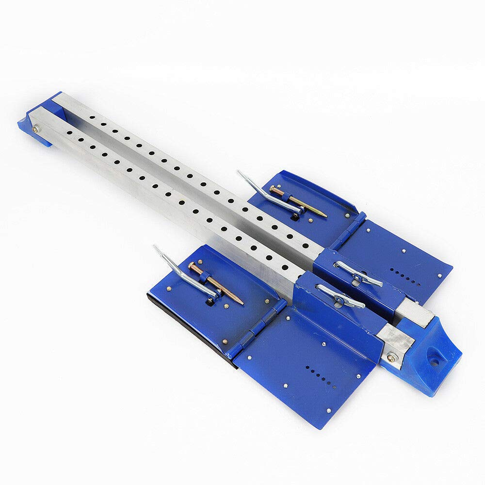 Starting Block,Athletics Scholastic Track Starting Block 6 Adjustable Starting Block Sprinter Pedals 21 Gears Fixed Nails Multi-Function Starting Block for Plastic Runway Cinder Track(Blue)