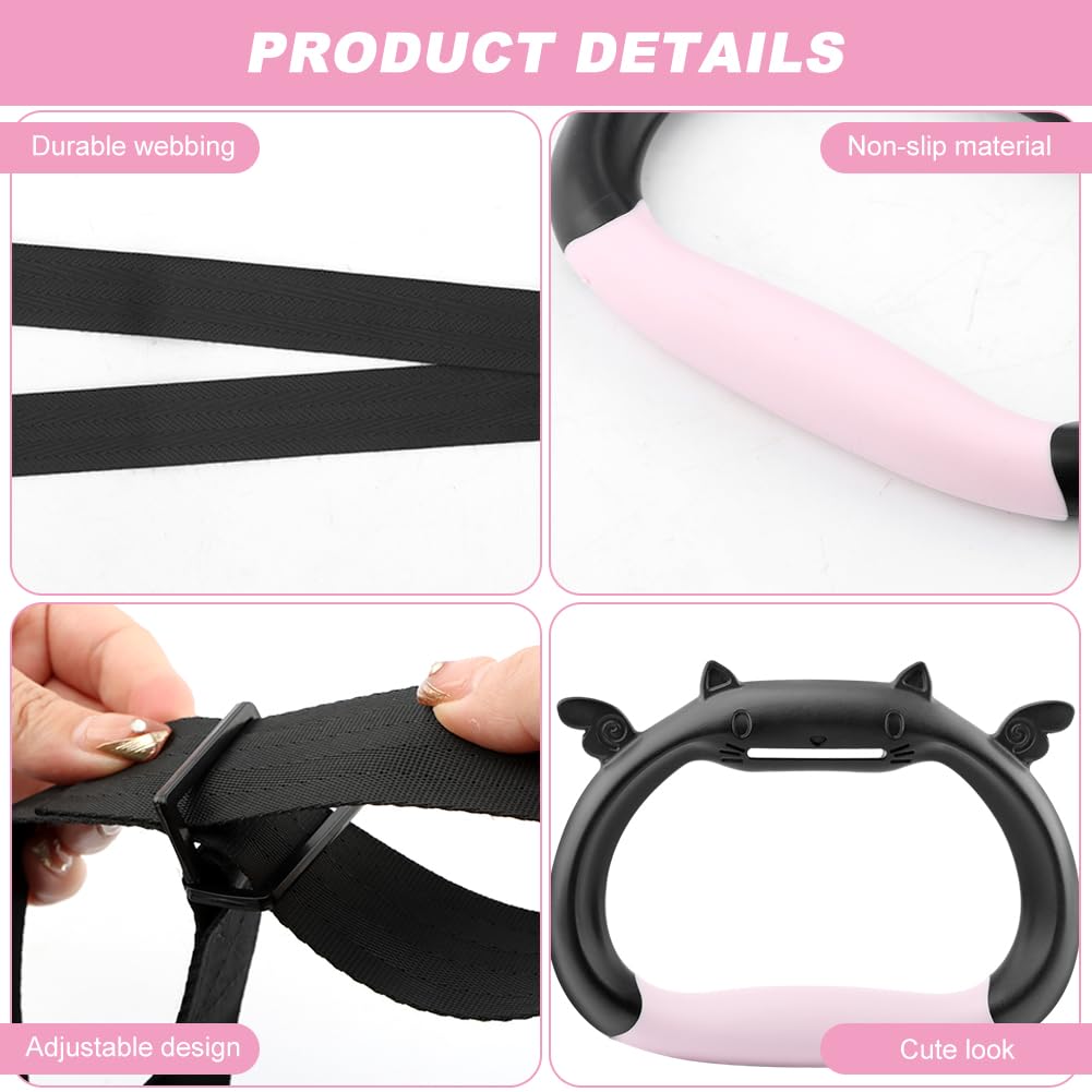 Zornaveli ‌Gymnastic Rings with Adjustable Straps, Heavy Duty 550lbs - Home Gym Equipment, Non-Slip Pull Up Rings for Workout, Strength Training Fitness Ring with Carry Bag‌