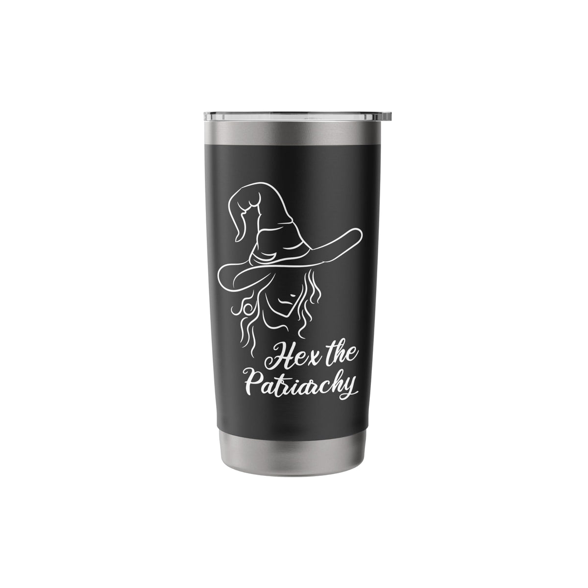 Hex The Patriarchy Halloween Witch Feminist Stainless Steel Insulated Tumbler