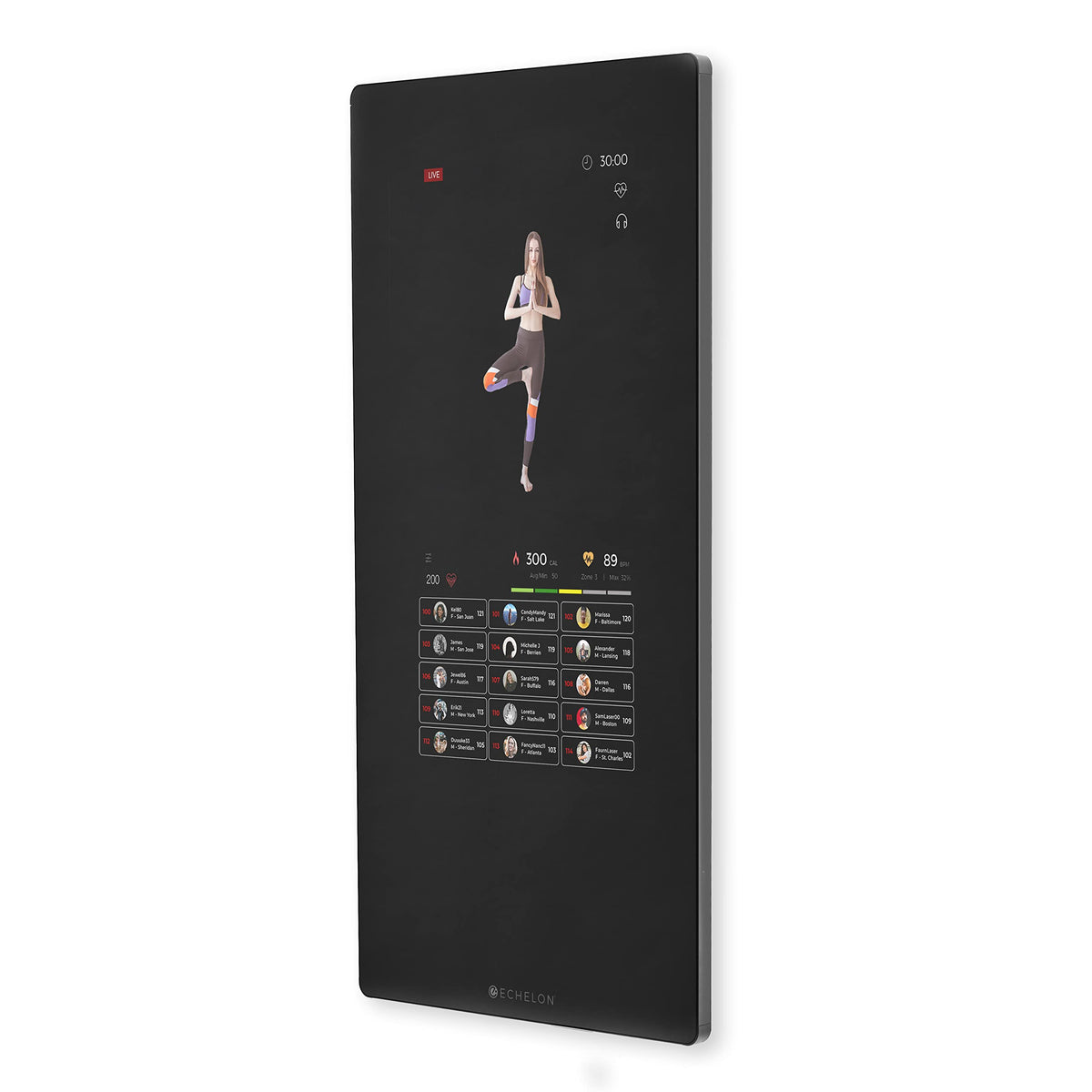 Echelon - Reflect Smart Connect Fitness Mirror - Echelon Mirror - Workout Mirrors for Home Gym - Smart Gym - Exercise Mirrors for Wall - 32" Full HD 1080p 60Hz Display - 30-Day Free Echelon Membership