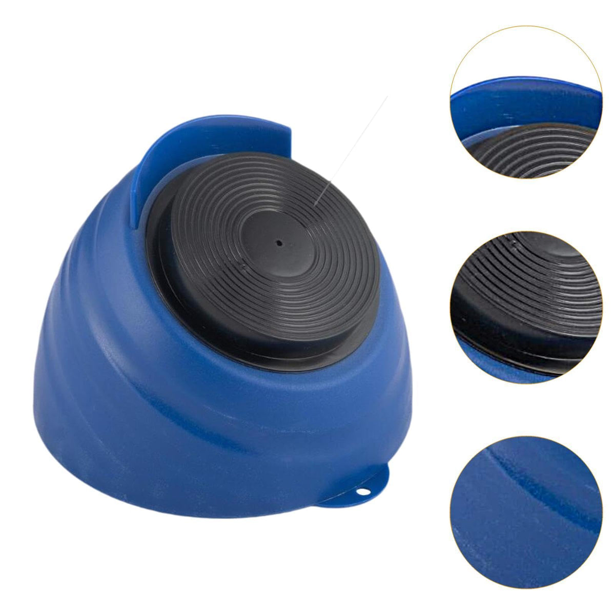 Yiju Gym Chalk Bowl, Gym Chalk Storage Container, Gym Accessories, Storage Bowl, Chalk Holder for Sports Bouldering Barbell, Blue