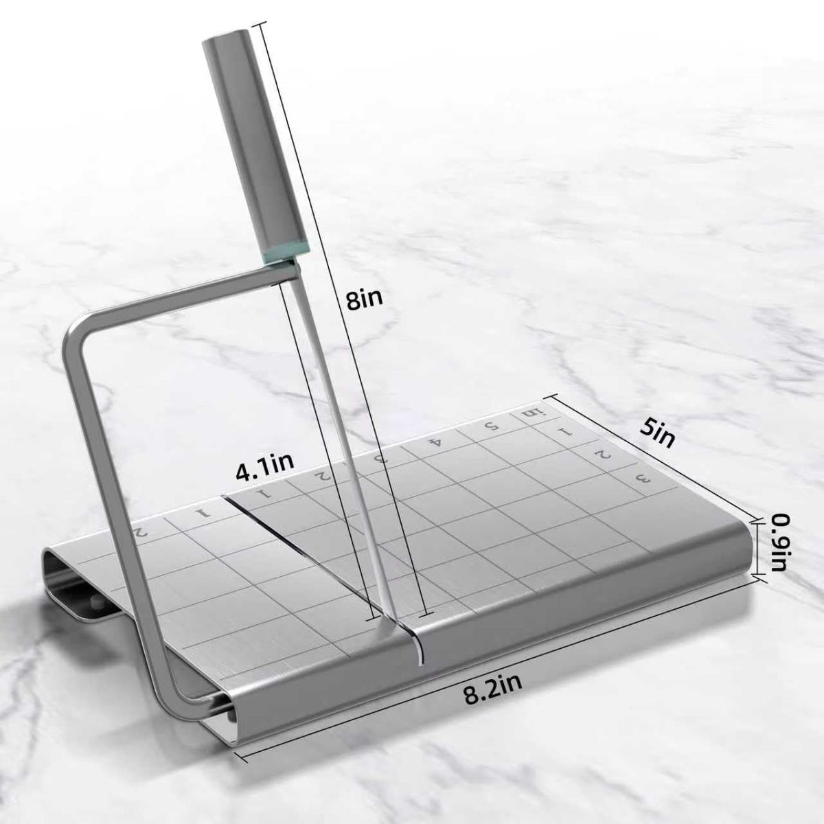 Soap Cutter Kit for Soap Making - Equipped with 10PCS Mesh Soap Bags Set,Stainless Steel Soap Slicer Machine with Scale | Soap Cutting Tool Professional for DIY Handmade Soap and Candle,Bar Soap Pouch