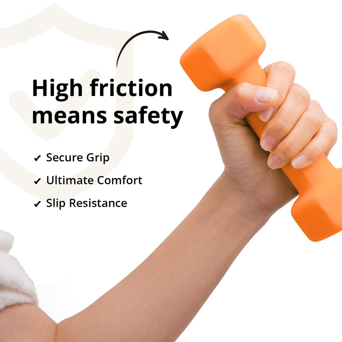 Portzon Weights Dumbbells 10 Colors Options Compatible Fitness Neoprene Dumbbell Weight Pairs with Anti-Roll Square Head Hand Weights, Exercise Free Weights for Home Gym
