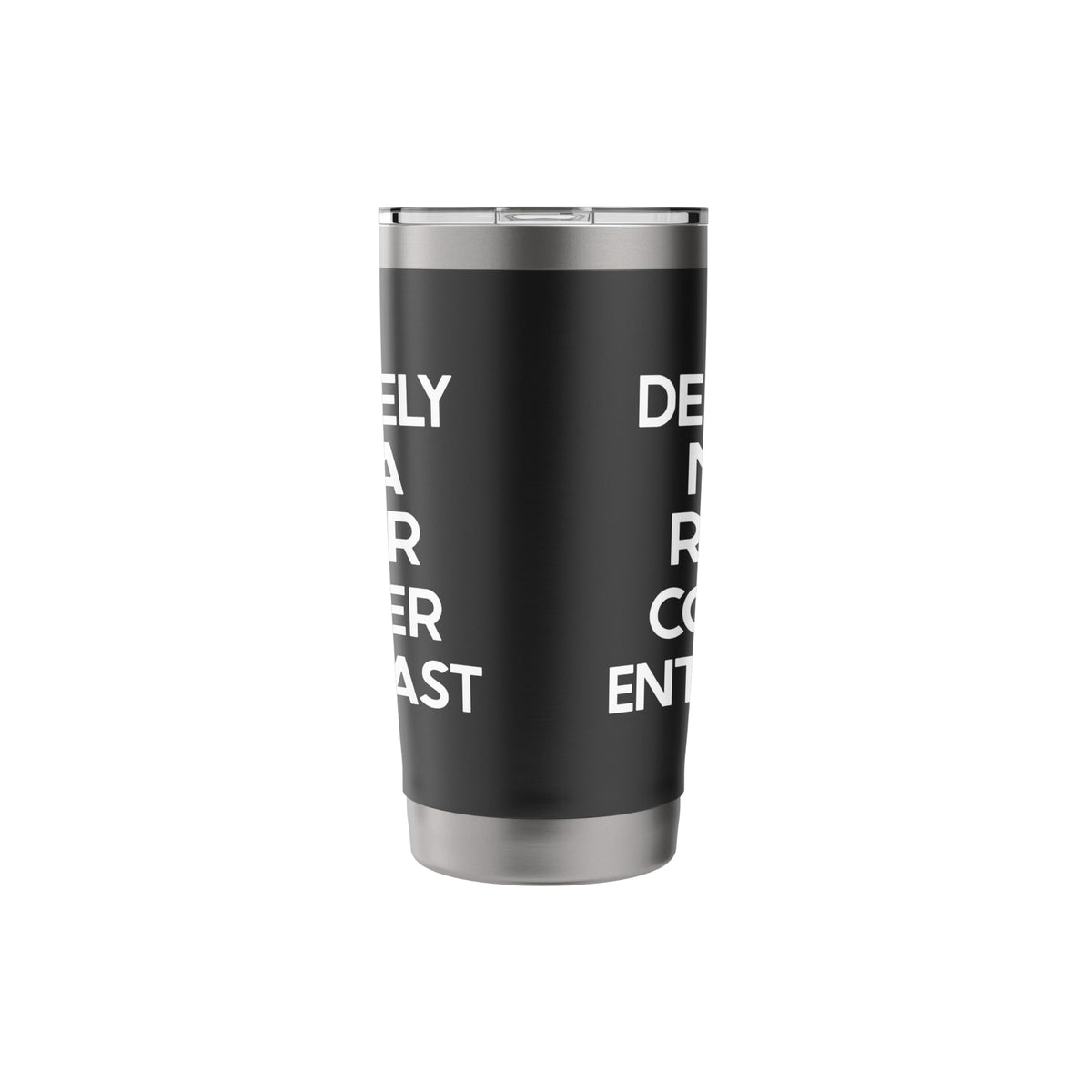 Roller Coaster Enthusiast Saying Tshirt Funny Ironic Humor Stainless Steel Insulated Tumbler