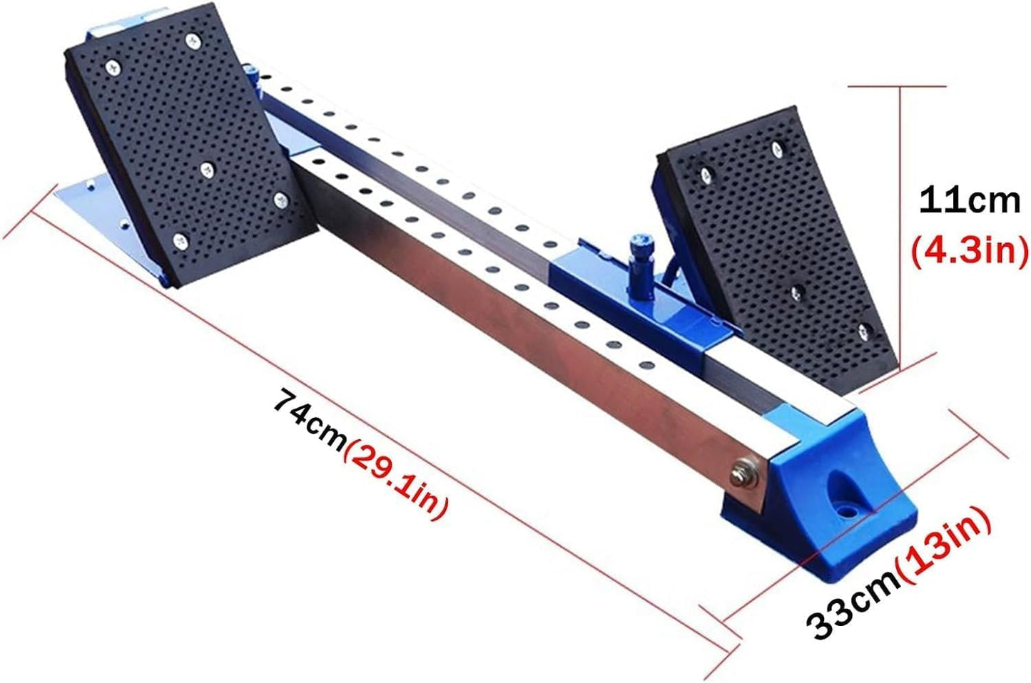 piiyayca Adjustable Starting Block Track and Field - 21 Rear/Front & 6 Pedal Angle Adjustments, Aluminum Alloy Ground-Mount Track Starting Blocks for Sprinters, Runners, Plastic Runway/Cinder Track