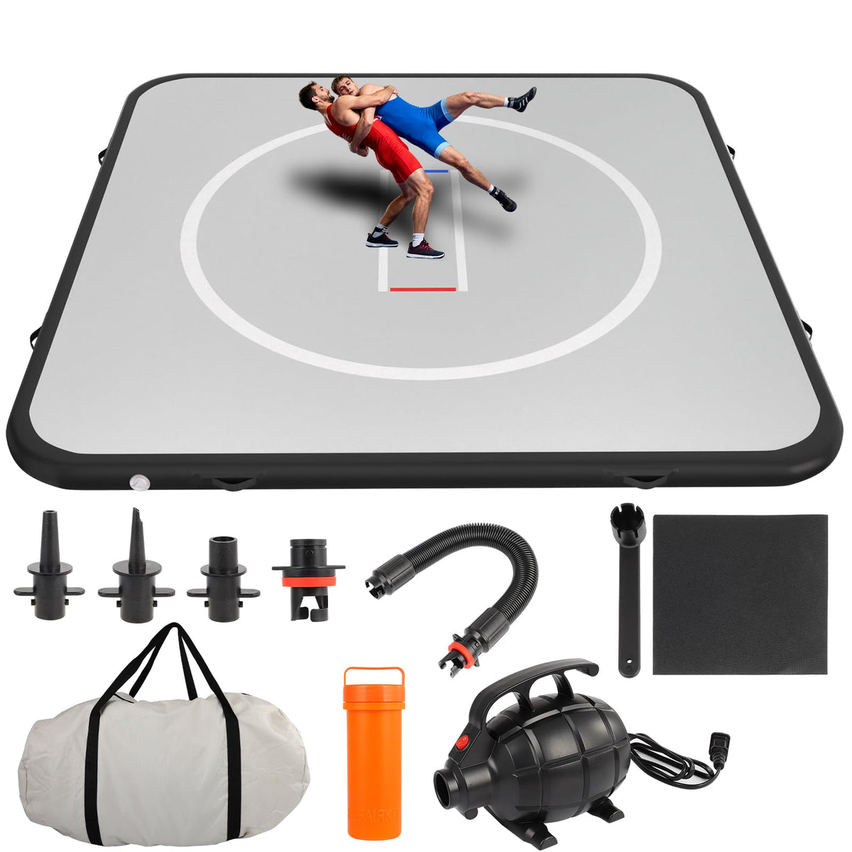 Olenyer 10x10FT Inflatable Wrestling Mat for Home