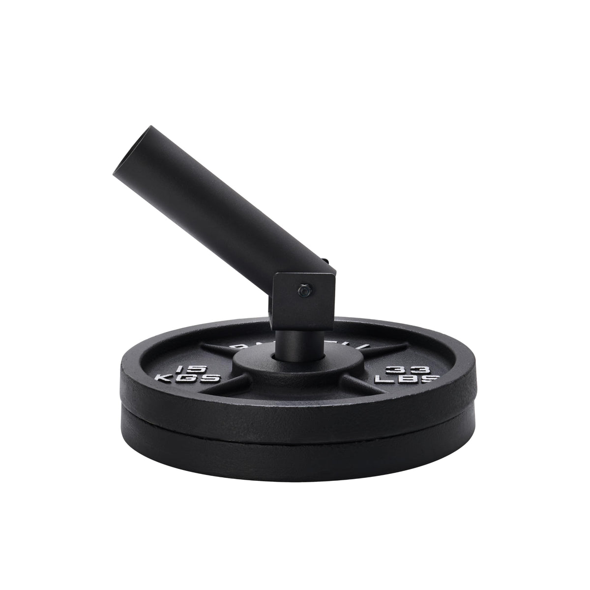 ANOSWXG 2 inch - Landmine Base Gym Equipment - T Bar Row Landmine Attachment For Barbell - Home or Small Spaces - T Bar Row Platform for Deadlift Squat Tricep Exercises (Black-S)