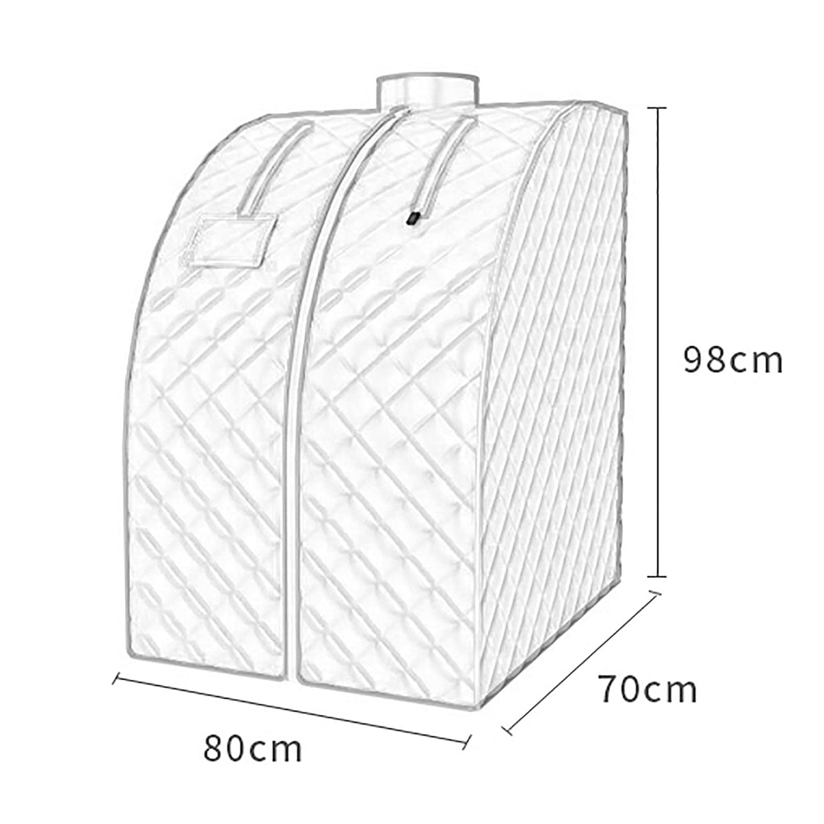 Portable Steam Sauna Spa Indoor Sauna Tent Remote Control 60 Minute Timer Included One Person Sauna for Therapeutic Relaxation at Home