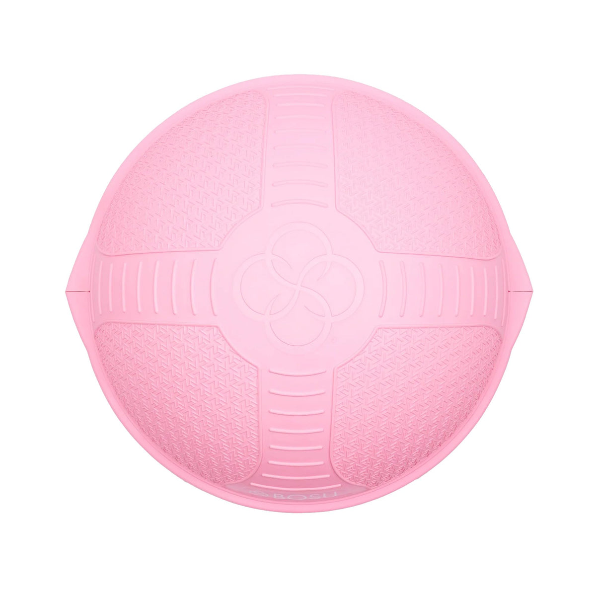 BOSU Pro Balance Trainer, Half-Ball Training Equipment, 350 lb Capacity - Stability Exercise Tool with Non-Slip Base, Includes Hand Pump, Pink