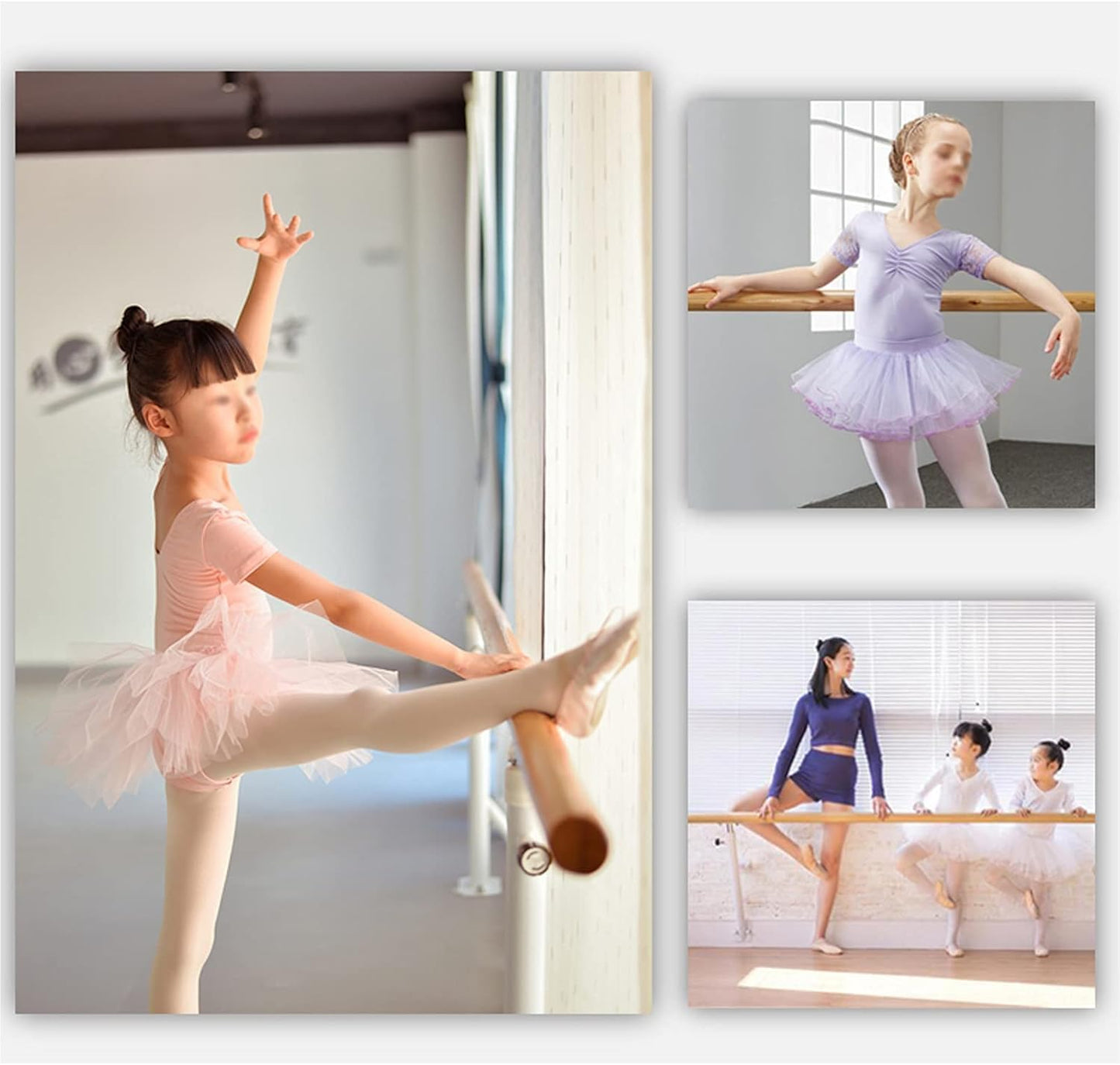 ERoomQ Portable Training Stick with Foldable Solid Wood Dance Practice Pole, Suitable for Children and Adults to Exercise