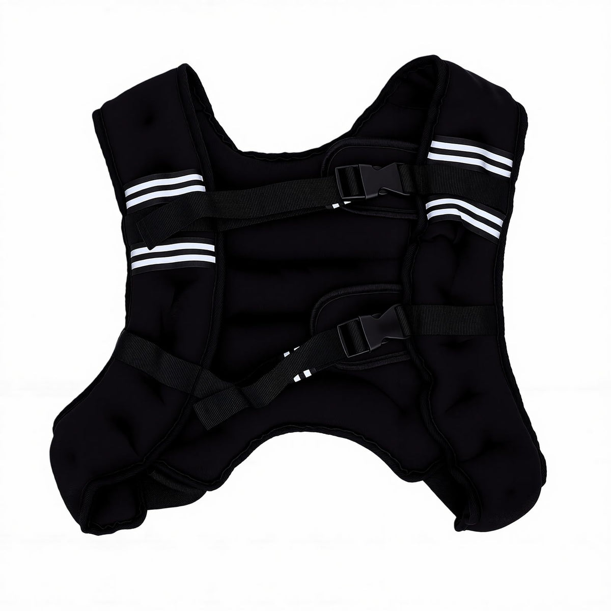 Luocute Weighted Vest, Adjustable Neoprene Body Weight Vest with Reflective Stripe for Men Women Strength Training Running Workout Jogging (5KG)
