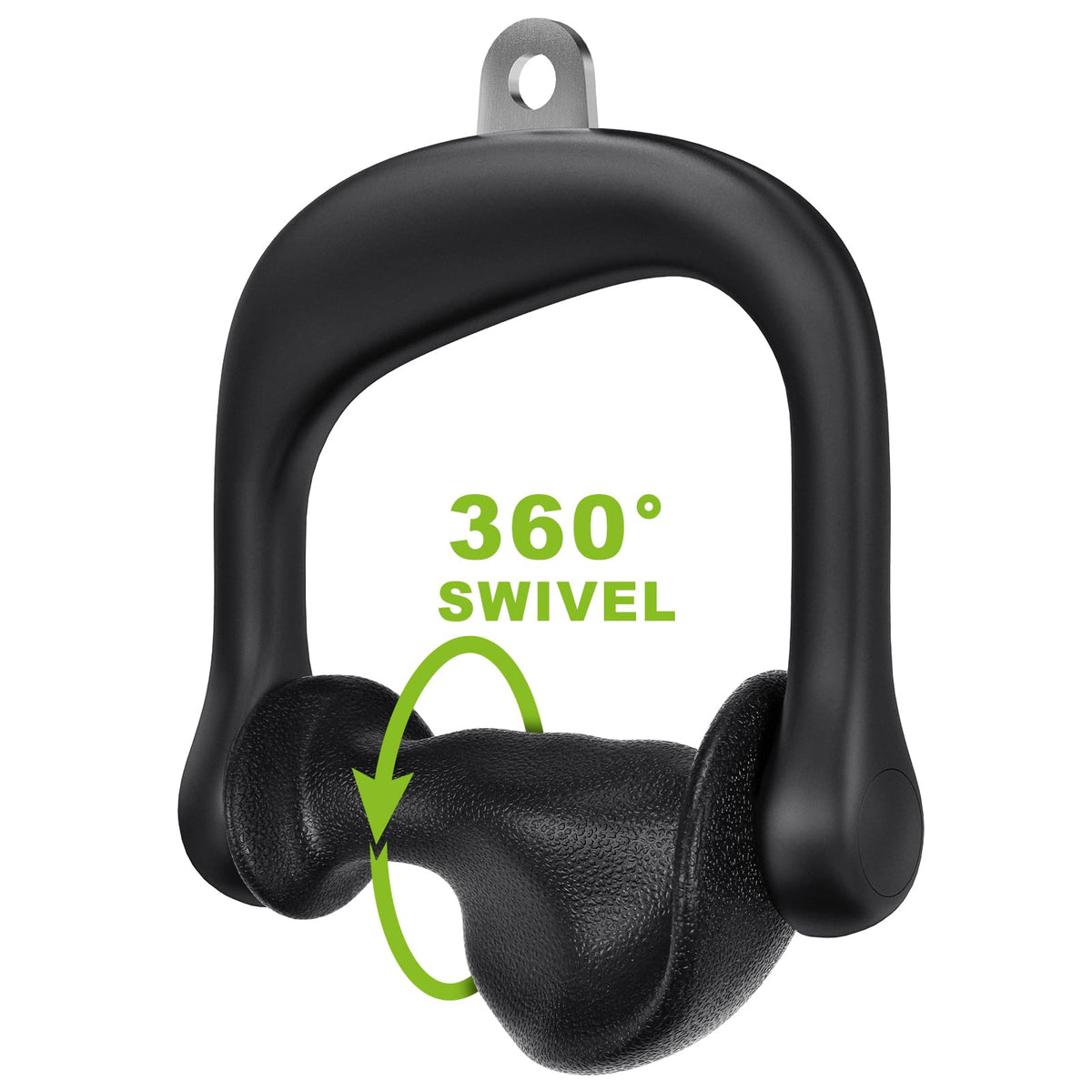 BeneLabel 2Pcs Ergonomic Grips D Handle Cable Attachment for Home Gym - Fits Your Hand Perfectly - Compatible with Cable Machines - 360 Rotation - 1000 lbs Weight Capacity