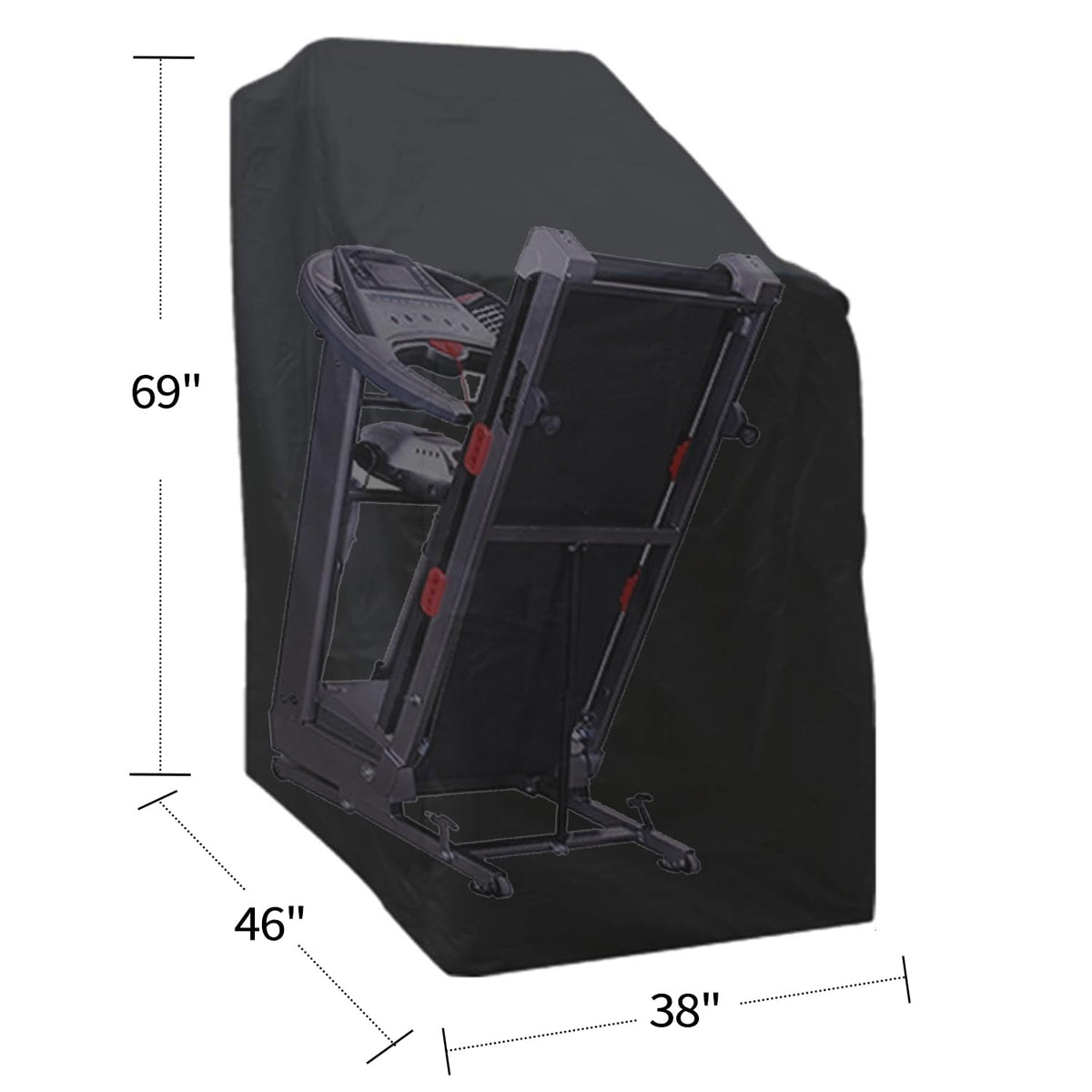 Large Treadmill cover waterproof outdoor,Cover for Folding treadmill, Running machine,Exercise Workout Equipment Protective Dustproof