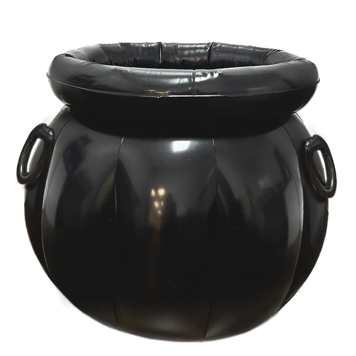 GIFTEXPRESS 22x18 Inch Large Inflatable Halloween Cauldron Drink Cooler, St Patrick Pot of Gold, Beverage Holder, Candy Kettle, Witch's Cauldron, Party Decoration