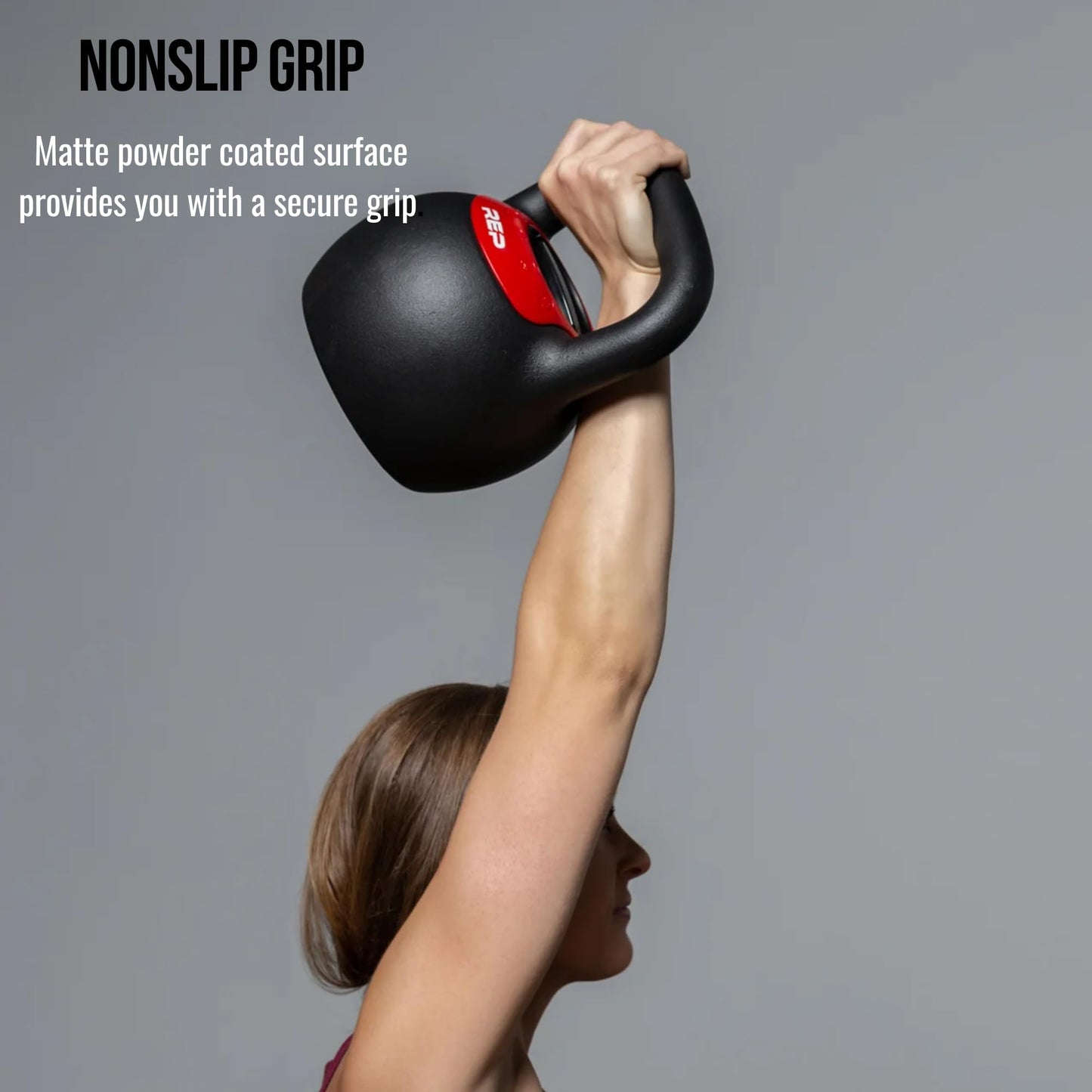 Rep Fitness Adjustable Kettlebell | 16 kg | Weight Set for Home Gym | Strength Training Equipment for Men & Women | Compact Steel Bell with Ergonomic Handle