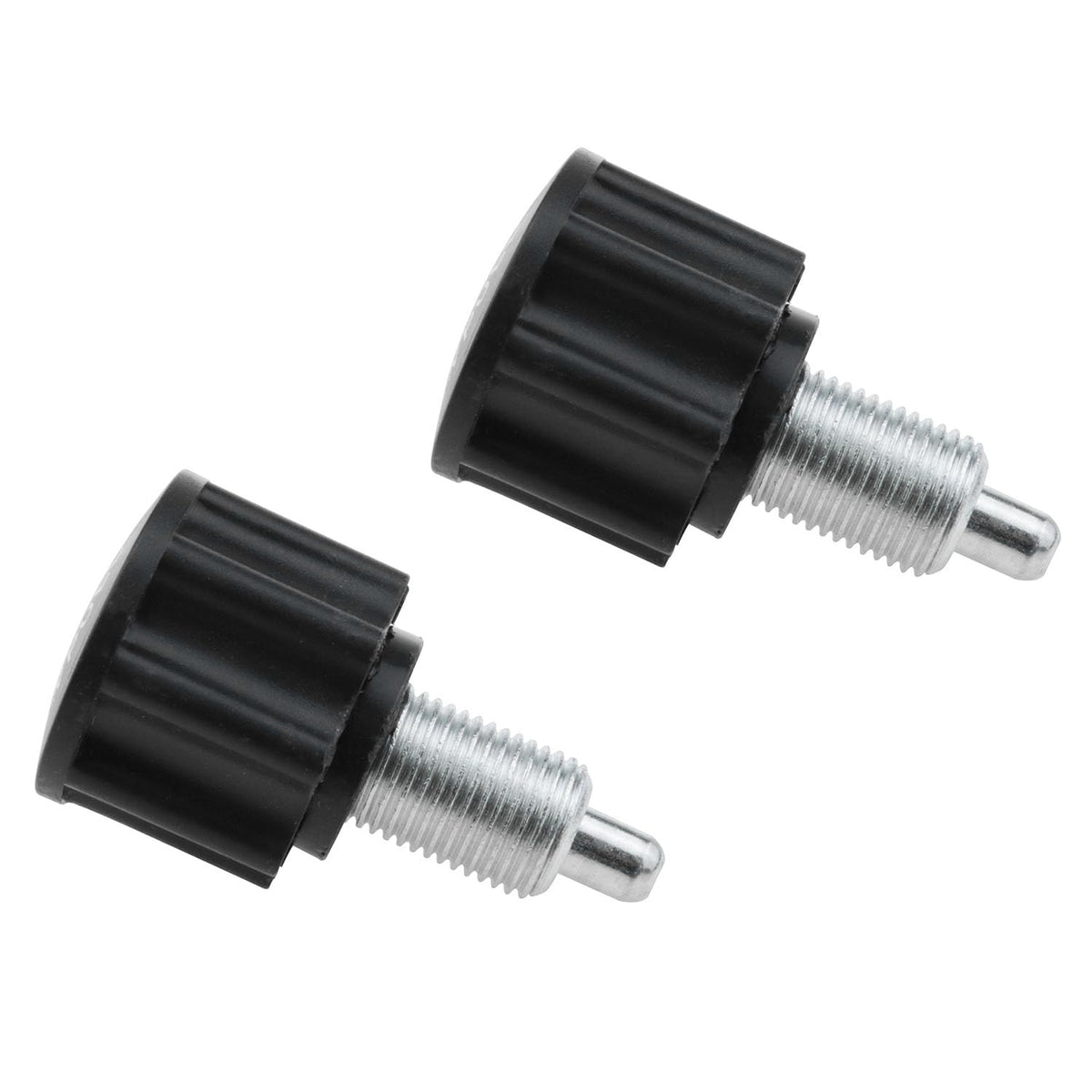 Zangc M18 pop-Out pin knob Pull pin Spring knob for Exercise Equipment Bicycle Equipment Exercise Bike Replacement Parts Black 2PCS (M16)