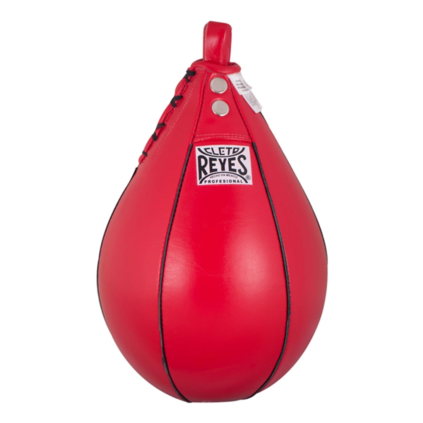 CLETO REYES Platform Leather Punching Speed Bag for Boxing, MMA, Muay Thai, Training Equipment, Classic Red, Small