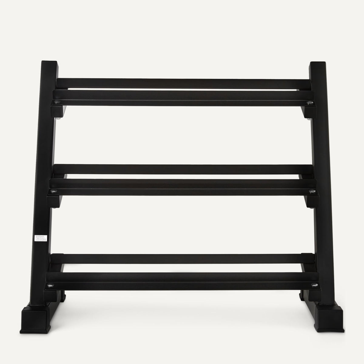 Amazon Basics 3-Tier Adjustable Dumbbell Weight Rack, Sturdy Steel Stand Only, Black