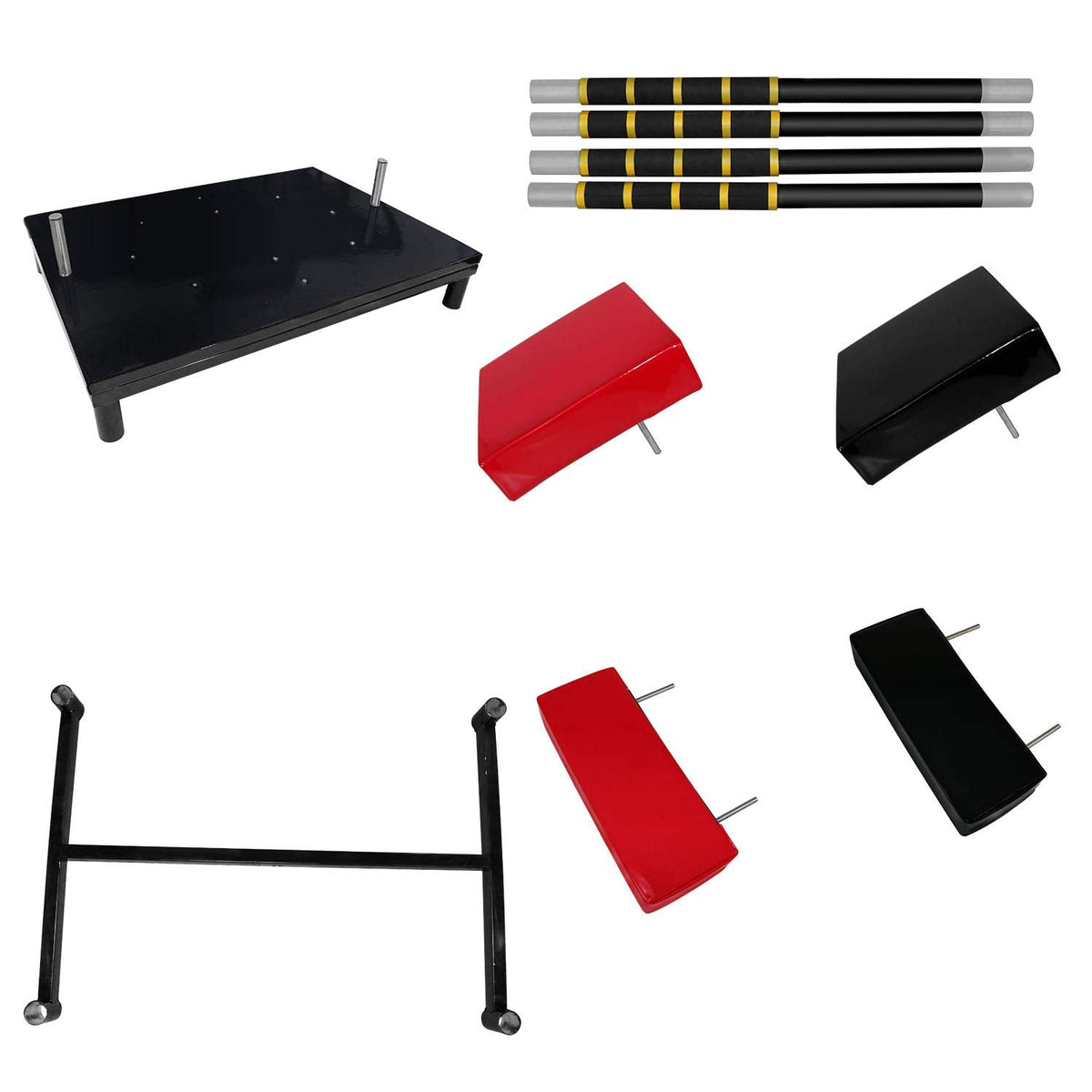 INNOLIFE Standard Arm Wrestling Battle Table, Arm Wrestling Table with Adjustable Pads for Home & Gym