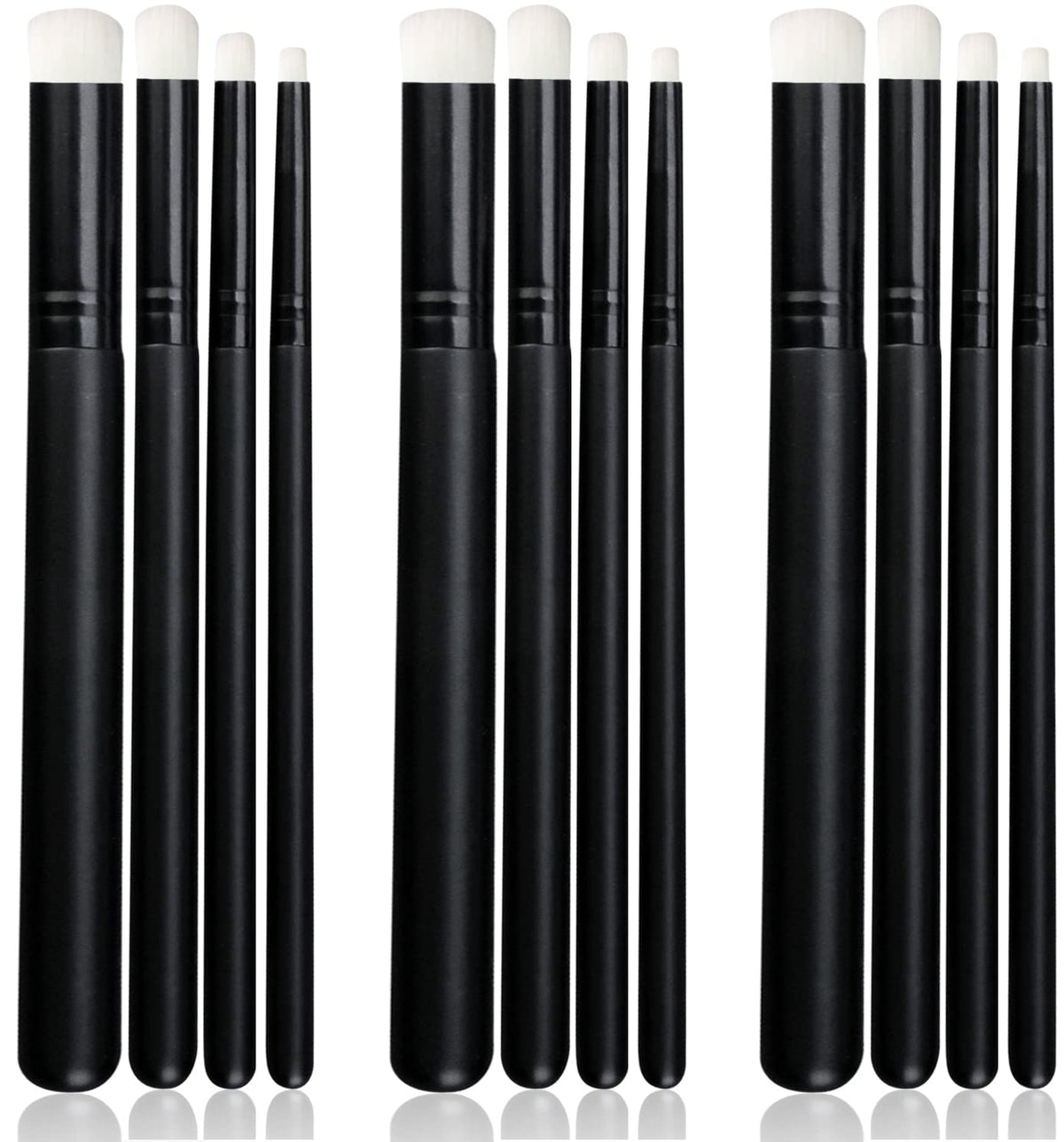 UNIMEIX Mini Blending Brushes for Card Making, Dry Miniature Painting Set Background Blender Paint Brushes Small Detailed Paint Watercolor Brushes (12 Pack)