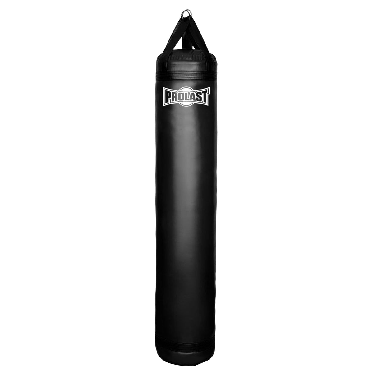 PROLAST Heavy Punching Kicking Bag for Adults, Boxing, MMA, Martial Arts, Muay Thai, Strength Training Equipment, 5ft, 100 lbs, Classic Logo, Black Filled