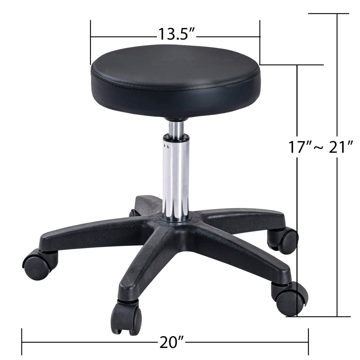 Massage Salon Tattoo Chair with Two Trays Esthetician Bed with Hydraulic Stool,Multi-Purpose 3-Section Facial Bed Table, Adjustable Beauty Barber Spa Beauty Equipment, Black