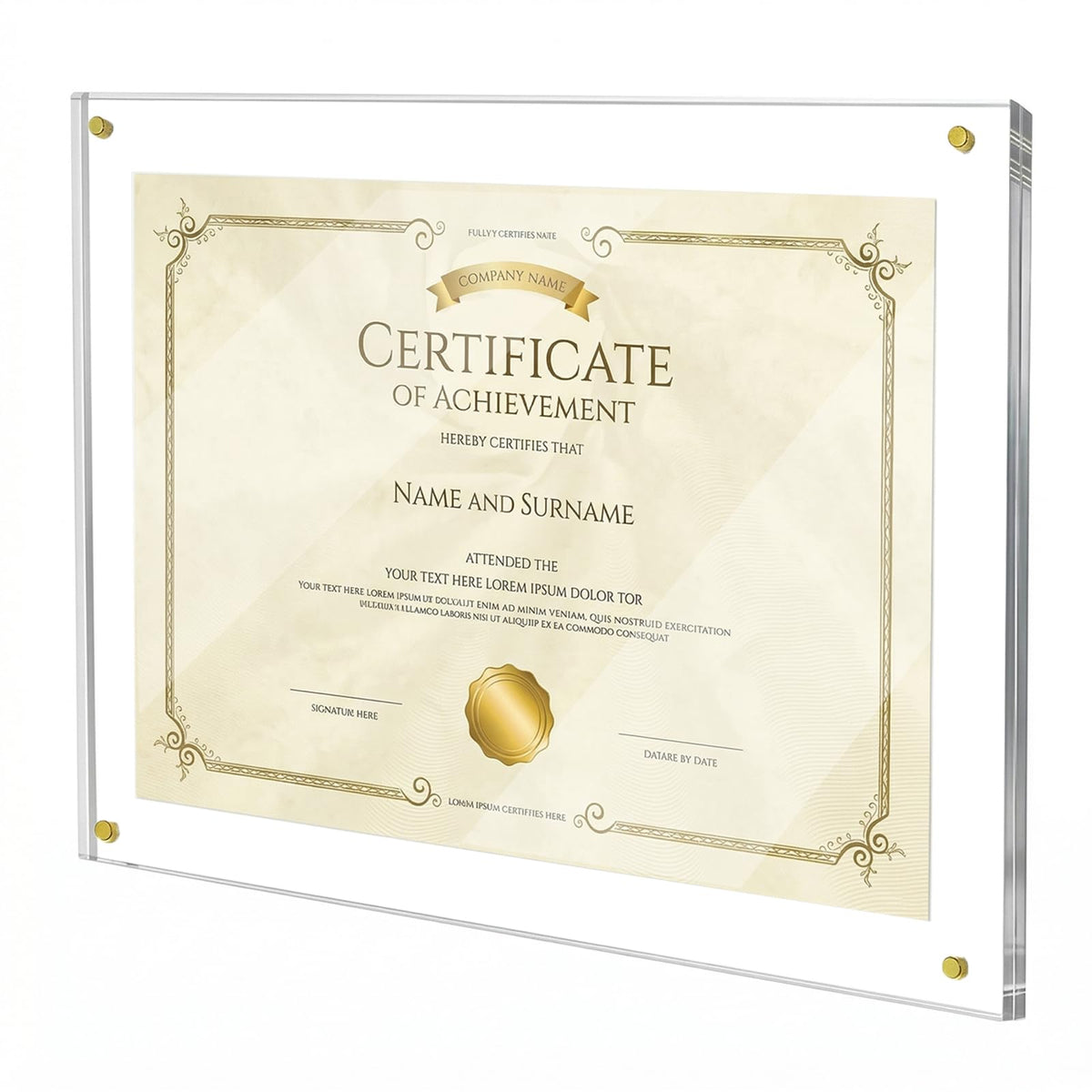 BEEJIBO 3 Pack 8.5x11 Diploma Frame for Walls – Clear Acrylic Certificate Frames with Magnetic, Self-Adhesive No-Drill Wall Mount Picture Frame for Documents, Artwork & Photos