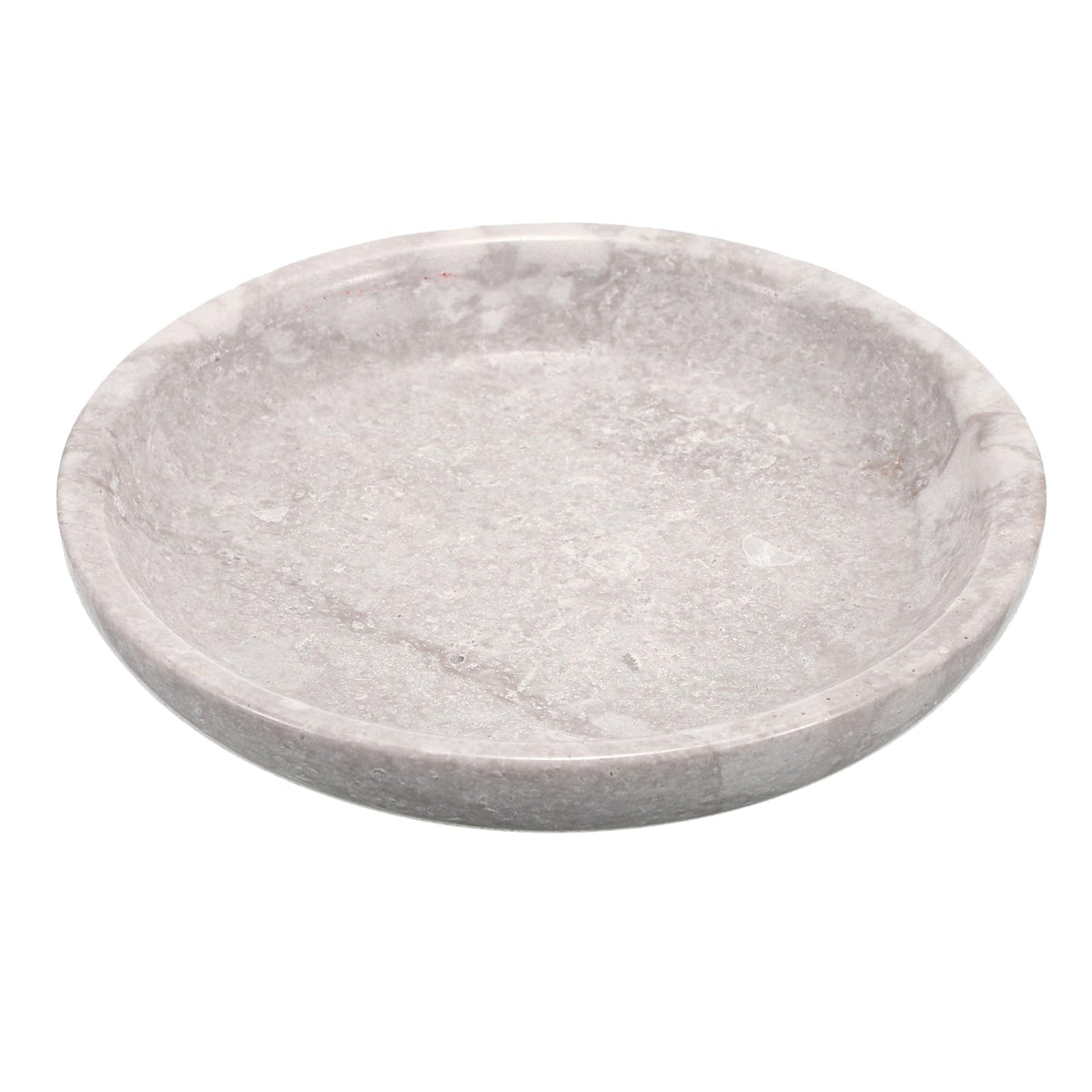 Hipiwe Small Key Bowl for Entryway Nightstand Organizer Tray Travertine Decorative Bowls Round Ring Holder Dish for Candle Trinket Jewelry Dish Home Decor Bowl,5.5"