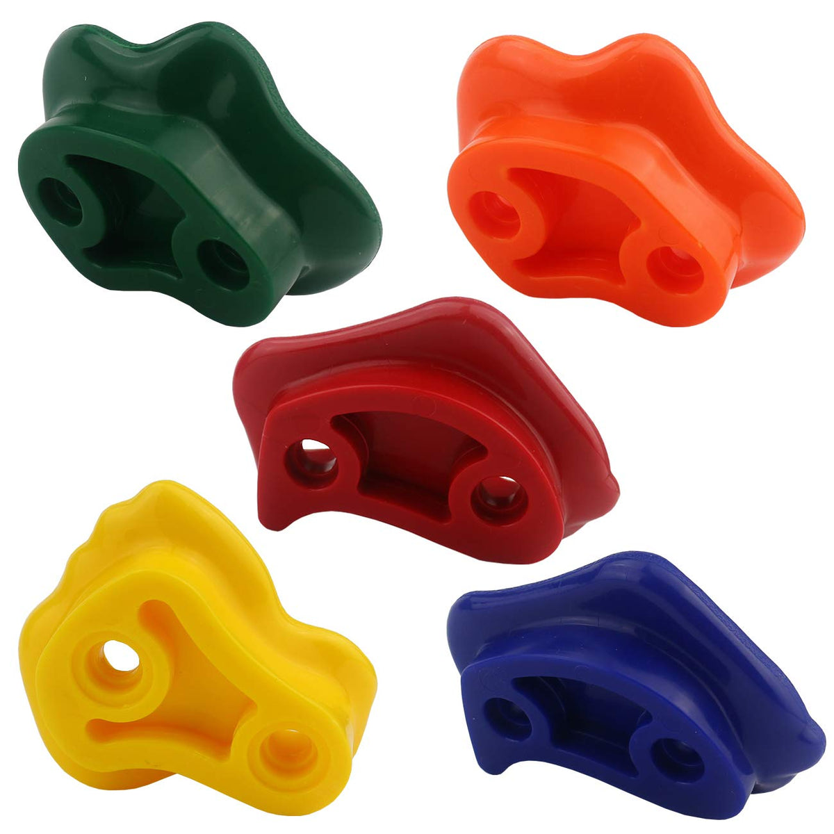 Ogrmar 25 PCS Rock Climbing Holds Set with Mounting Screws and Hardware for DIY Kids Indoor and Outdoor Play Set Use